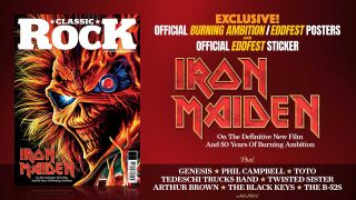 The cover of Classic Rock 353, featuring Iron Maiden