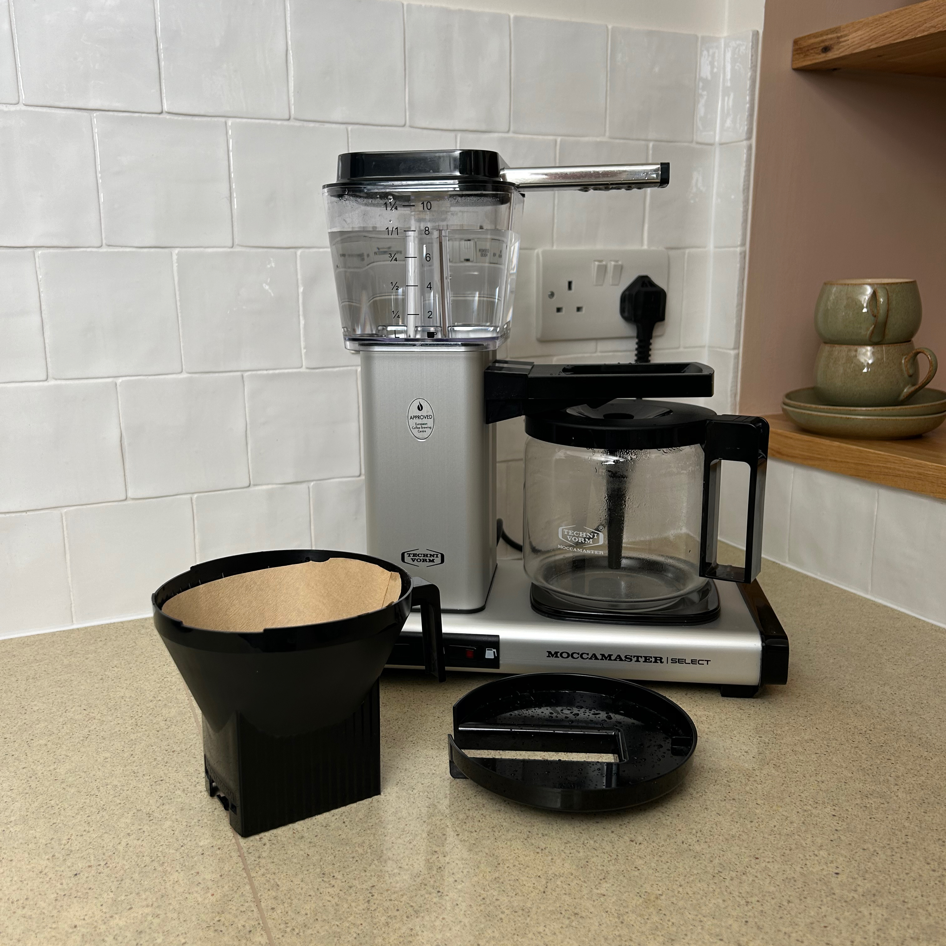 Testing the Moccamaster coffee machine