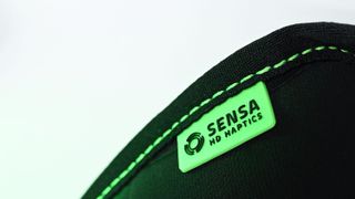 The Sensa HD haptics logo on the Razer Freyja