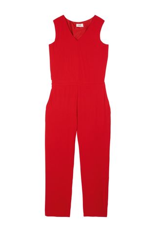 Red jumpsuit