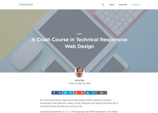 A crash course in technical responsive web design screenshot