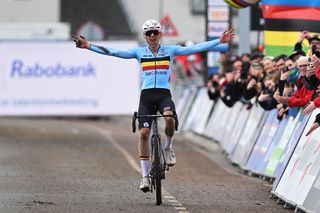 Cyclo-cross World Championships: Aaron Dockx scores under-23 men's gold for Belgium