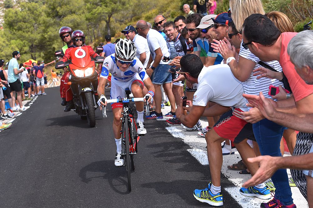 Kenny Elissonde (FDJ) fights for the mountain points