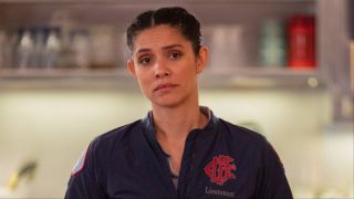 Miranda Rae Mayo as Stella Kidd in Chicago Fire Season 13x16