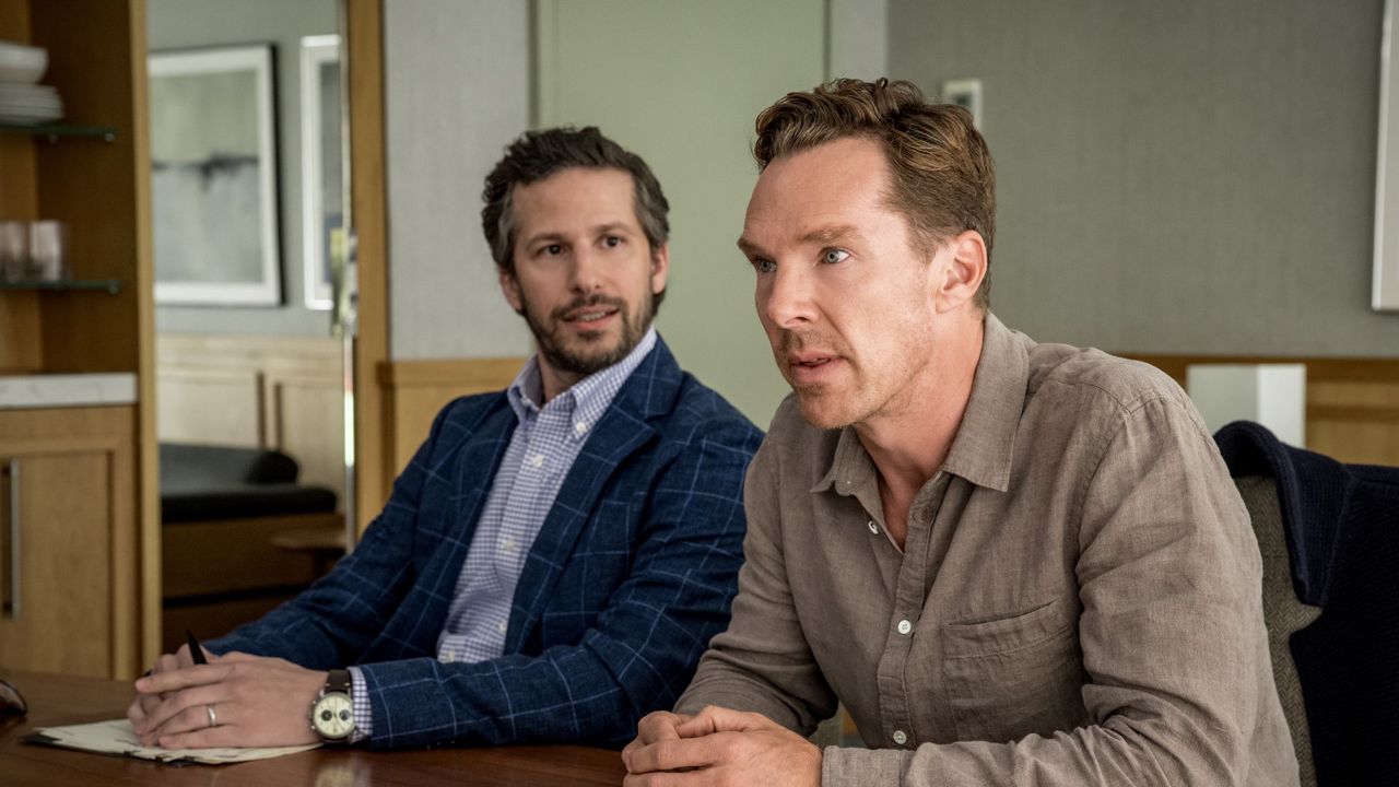 Andy Samberg and Benedict Cumberbatch in The Roses