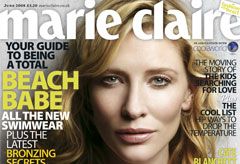 Marie Claire magazine cover June 2008