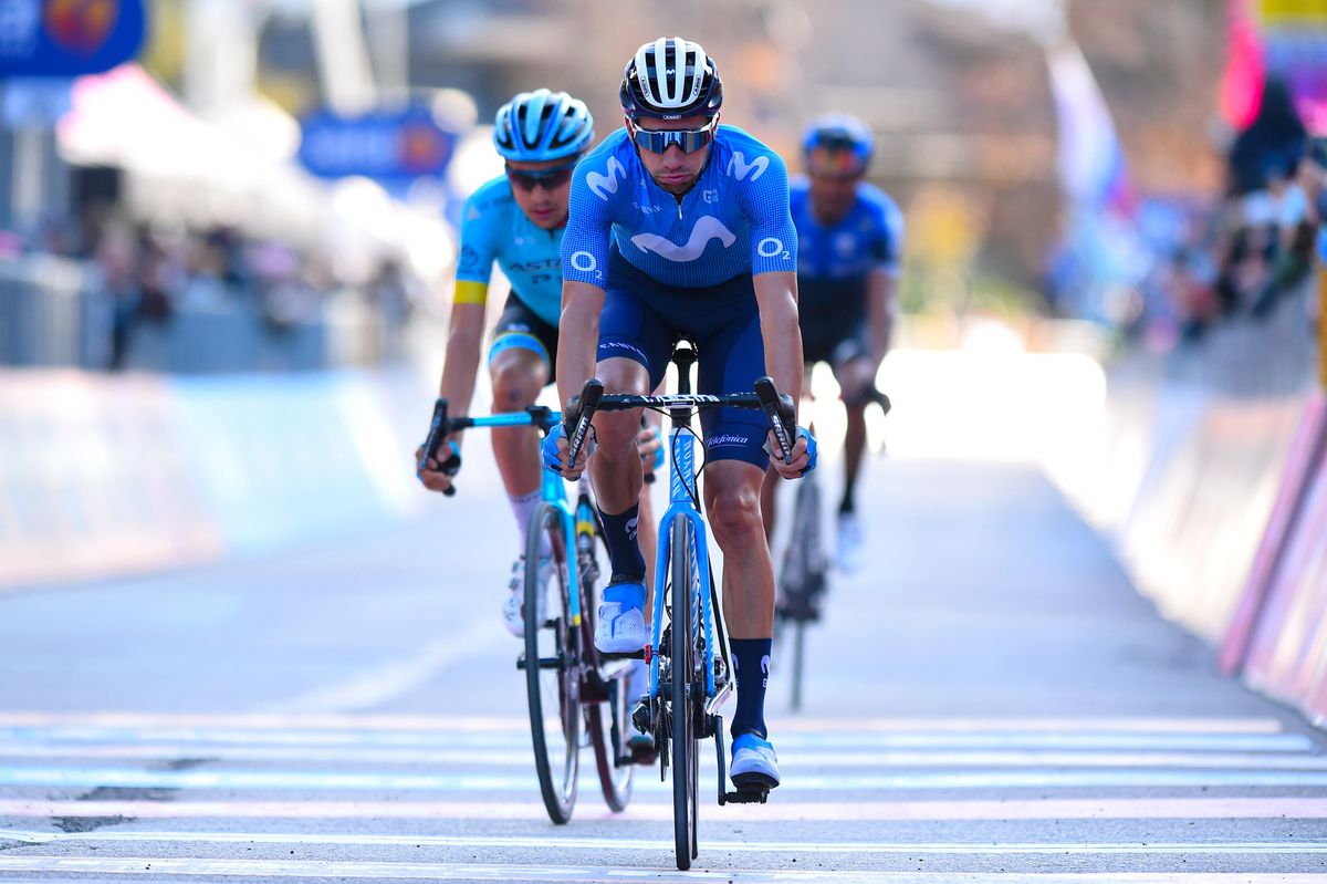 Giro dItalia 2020 103rd Edition 17th stage Bassano del Grappa Madonna di Campiglio 203 km 21102020 Davide Villella ITA Movistar Team photo Dario BelingheriBettiniPhoto2020
