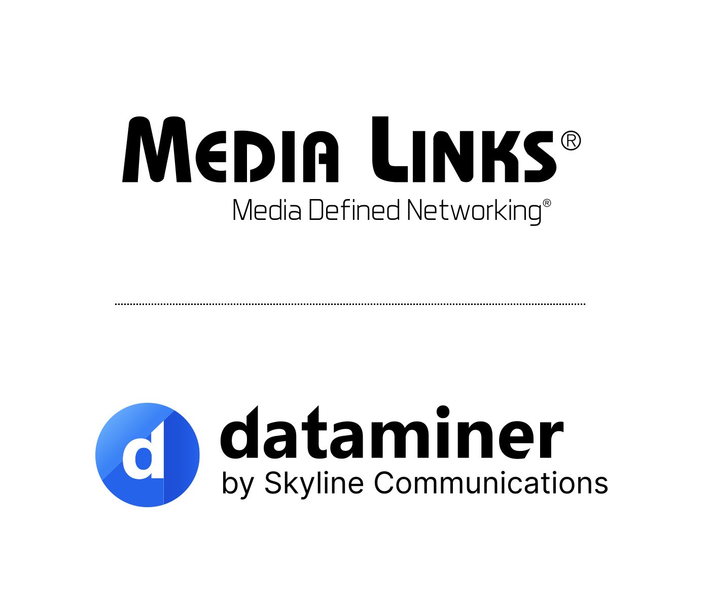 Media Links and dataminer logos