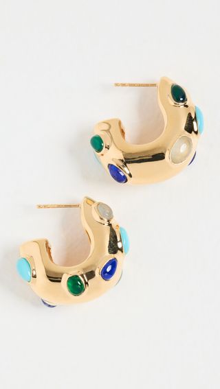 Chunky Orgainic Gemstone Earrings