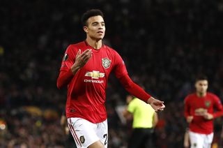 Mason Greenwood scored twice for United