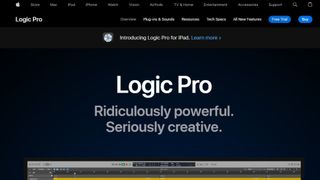 Website screenshot for Apple Logic Pro