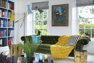 bright coloured living room