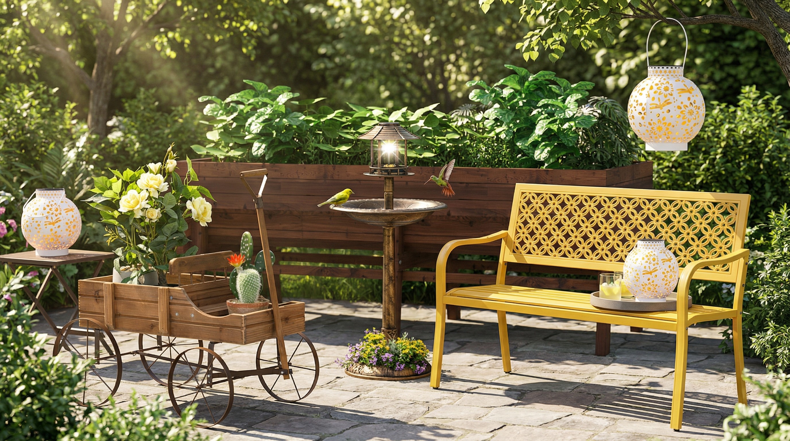 An assortment of Wayfair products.