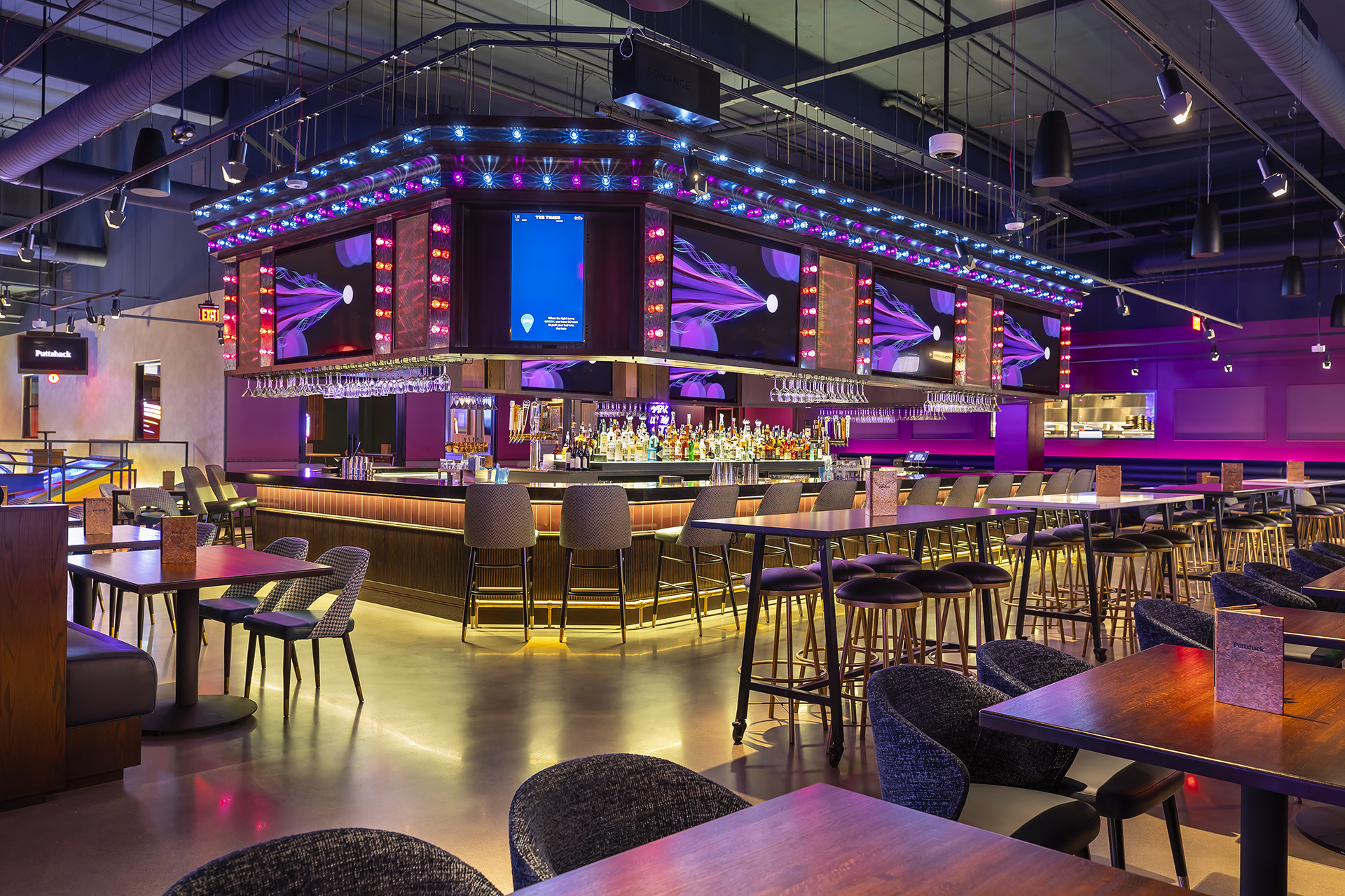 The venue&amp;rsquo;s entire LG commercial display network is powered by SAVI Canvas, which runs natively on LG webOS displays. No external media players or control processors are required to deliver content to each screen.