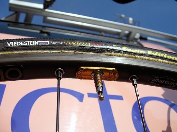 Quality from Italy, the Ambrosio rims.