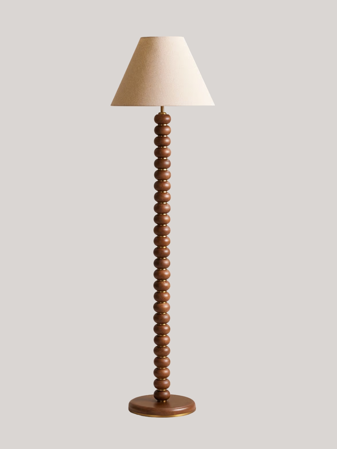 Soho Home, Greyson Floor Lamp, Oak, Tall