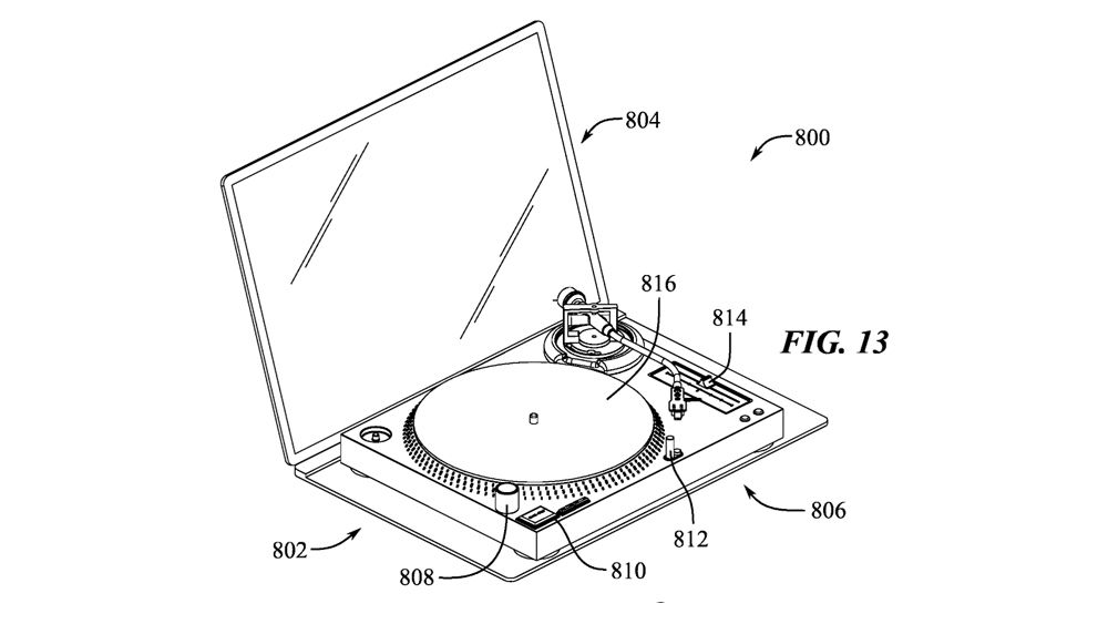 A diagram from an Apple patent