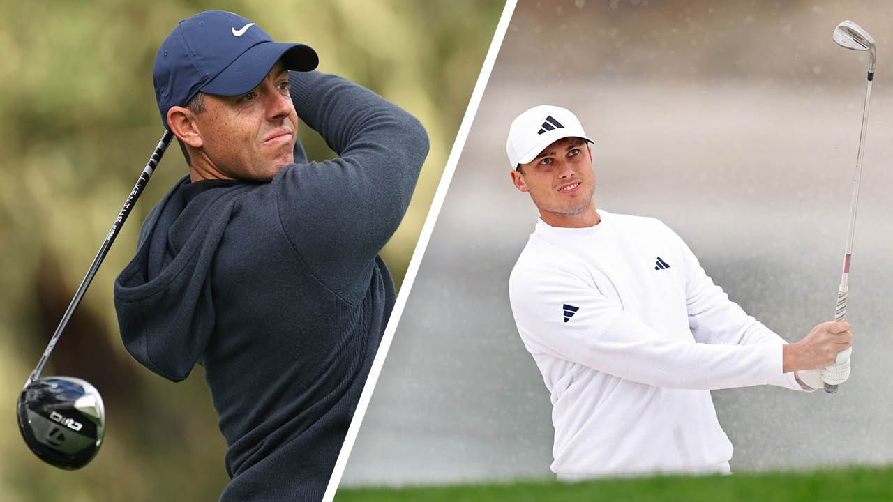 9 Things Tour Players Do That You Don&#039;t: Rory McIlroy and Ludvig Aberg hitting shots