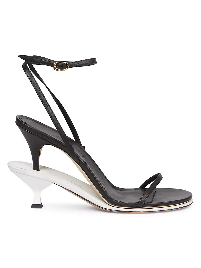 Les Doubles Sandales 100mm Leather Sandals