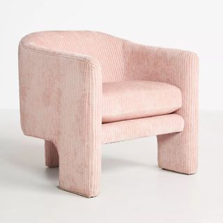 Anthropologie Effie Corduroy Tripod Armchair