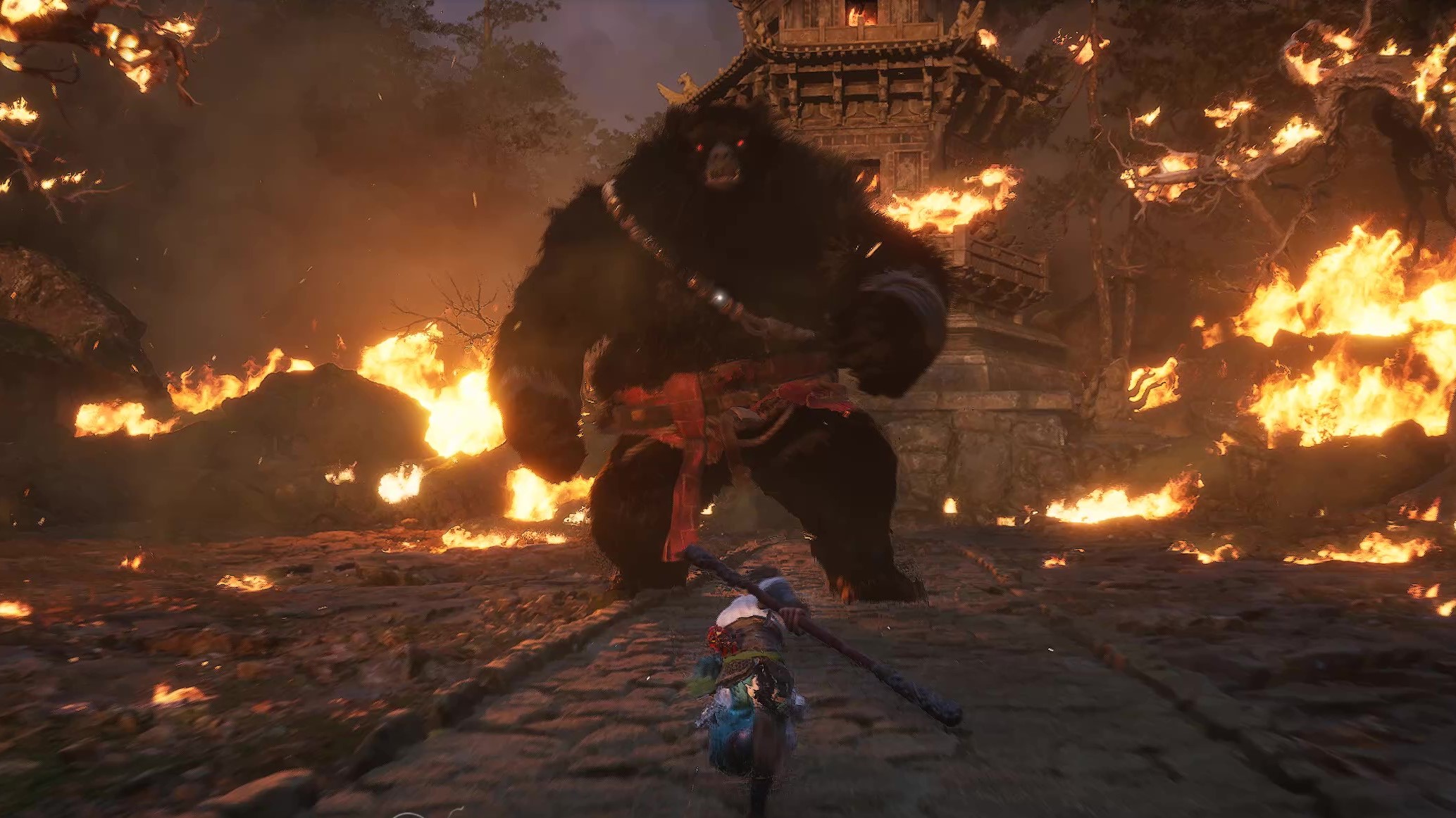 Black Myth: Wukong — How to beat the Black Bear Guai boss