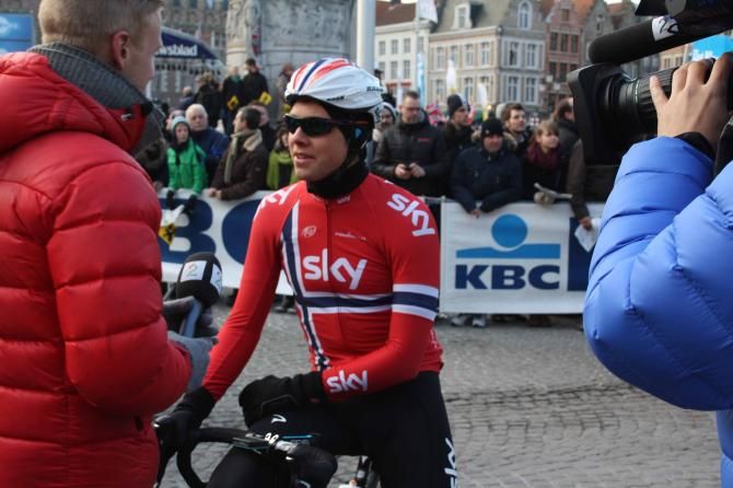 Edvald Boasson Hagen (Sky) has high hopes ahead of the Tour of Flanders.