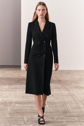 Tailored Double Breasted Coat Zw Collection