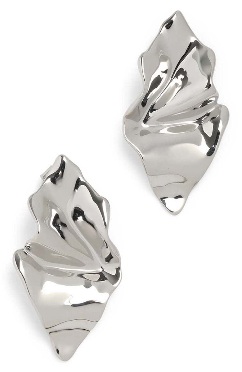 Crumpled Drop Earrings