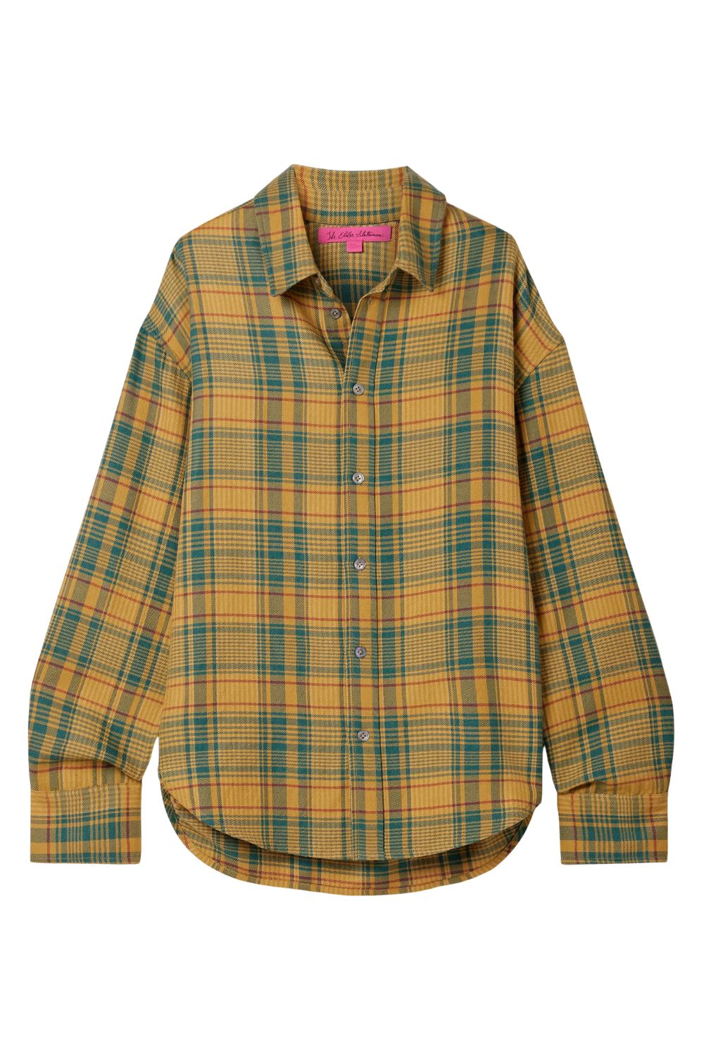 The Elder Statesmen Checked cashmere and wool-blend shirt