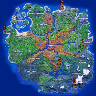 Fortnite Spooky TV Sets locations