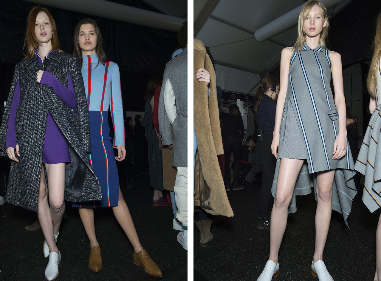 Lacoste collection worn by female models