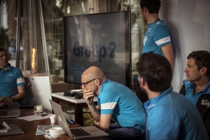 Dave Brailsford and the Team Sky management show off their new vision