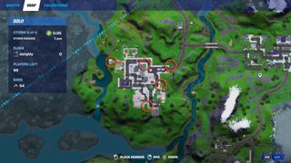 Fortnite place welcome signs Pleasant Park Lazy Lake