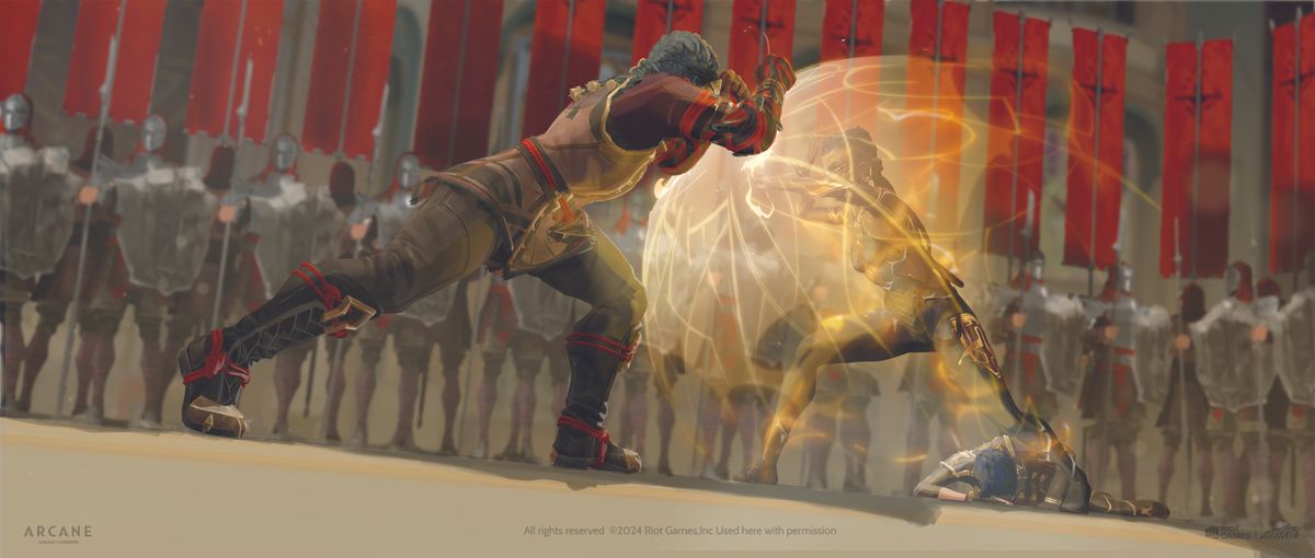 Artwork from Arcane season 2