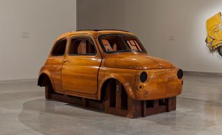 The wooden mould for a 1956 Fiat 500