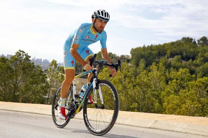Dario Cataldo has swapped Team Sky black for Astana sky blue