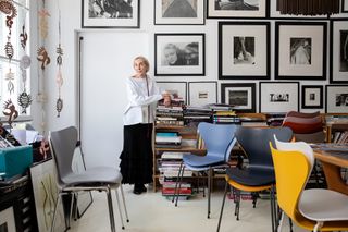 Carla Sozzani photographed at her Paris studio