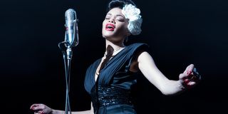 Andra Day as Billie Holiday in _The United States Vs. Billie Holiday_