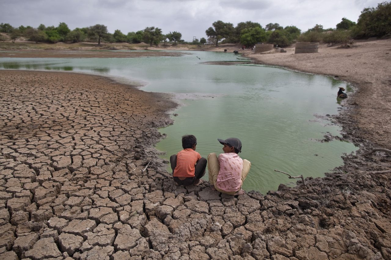 Extreme drought in India.