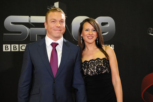 Sir Chris Hoy and Sarra Kemp, BBC Sports Personality of the Year awards 2009