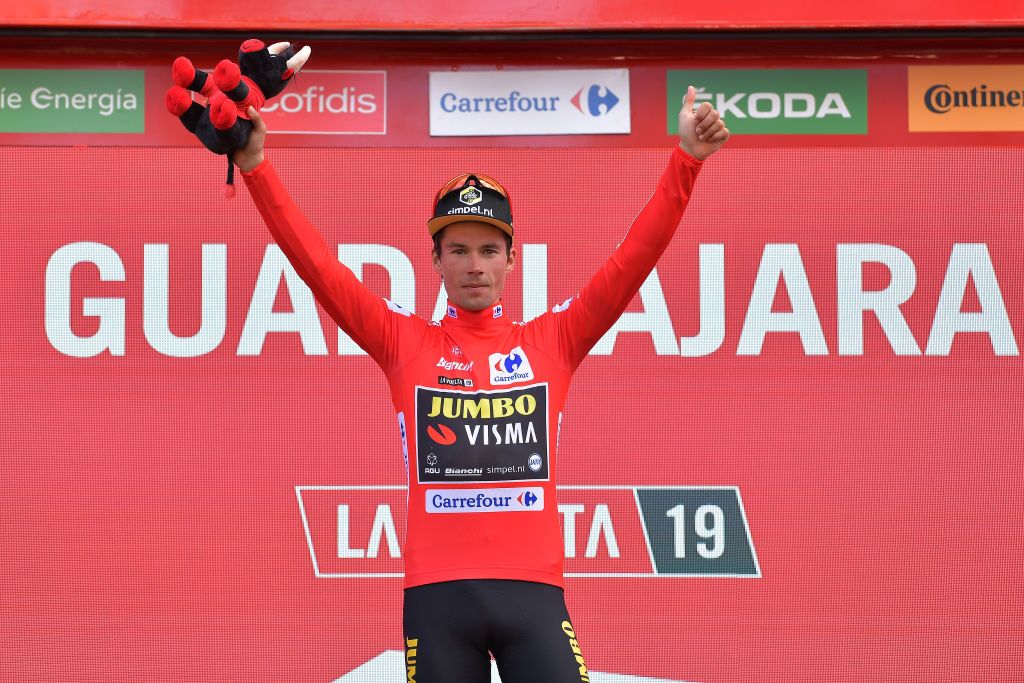 Primoz Roglic overall leader at the Vuelta a Espana