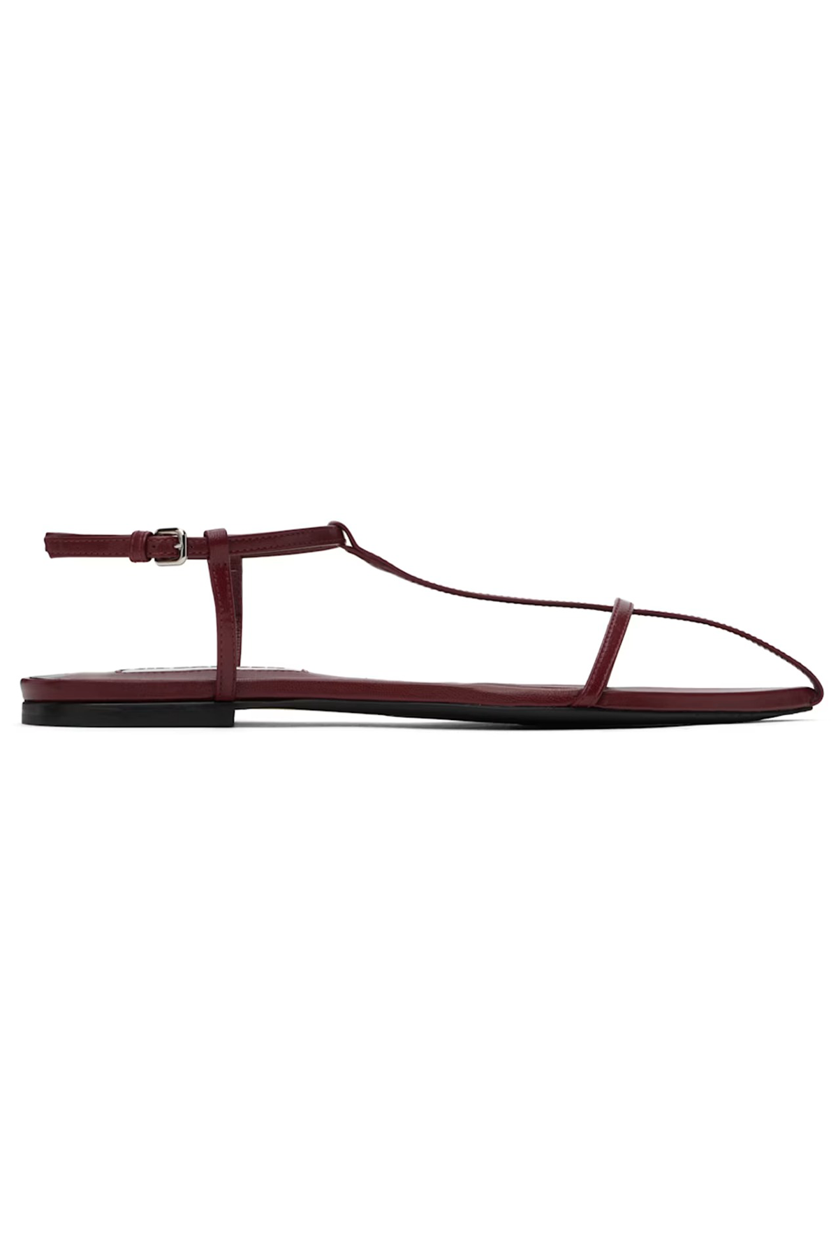 Burgundy Pointed Toe Sandals
