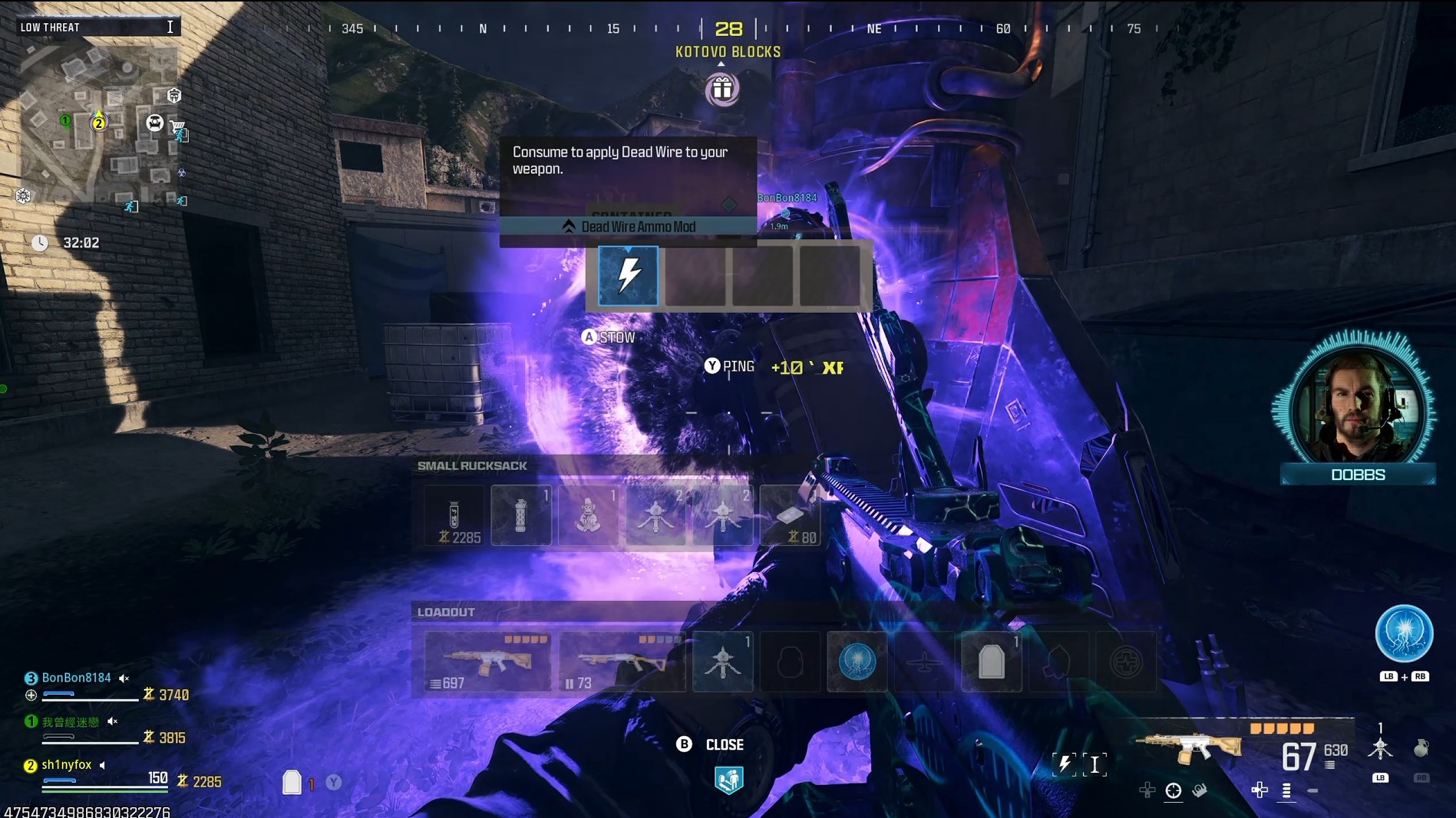 Opening a Reward Rift in Call of Duty: Modern Warfare 3 Zombies and receiving the Dead Wire Ammo mod.
