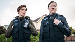 Vicky McClure and Kelly Macdonald in Line of Duty.