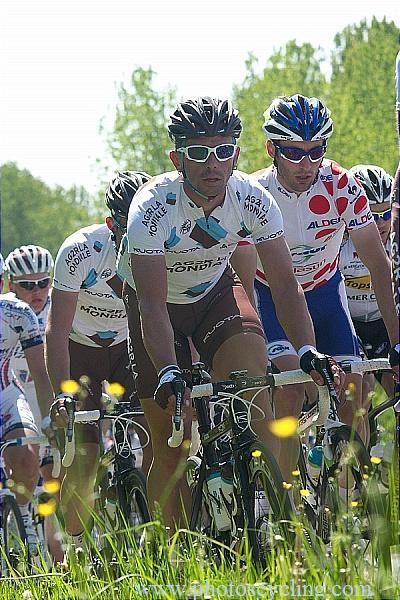 Jimmy Casper (AG2R-La Mondiale) and Jonathan Hivert (Saur-Sojasun)