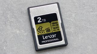 Lexar Professional GOLD CFexpress 4.0 Type A card