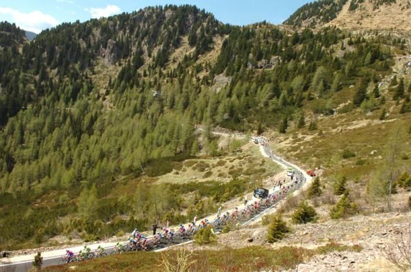 The epic landscape on stage 19 of the Giro d'Italia