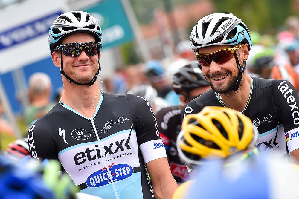 Nikolas Maes and Tom Boonen