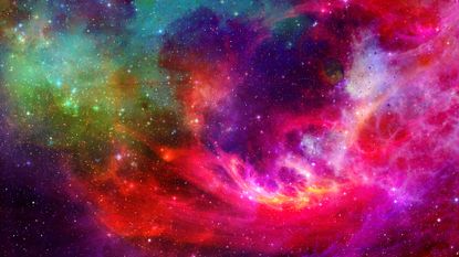 Cancer season 2022: Space, skyscape and astronomy "u2014 stars and galaxy in night sky - stock photo