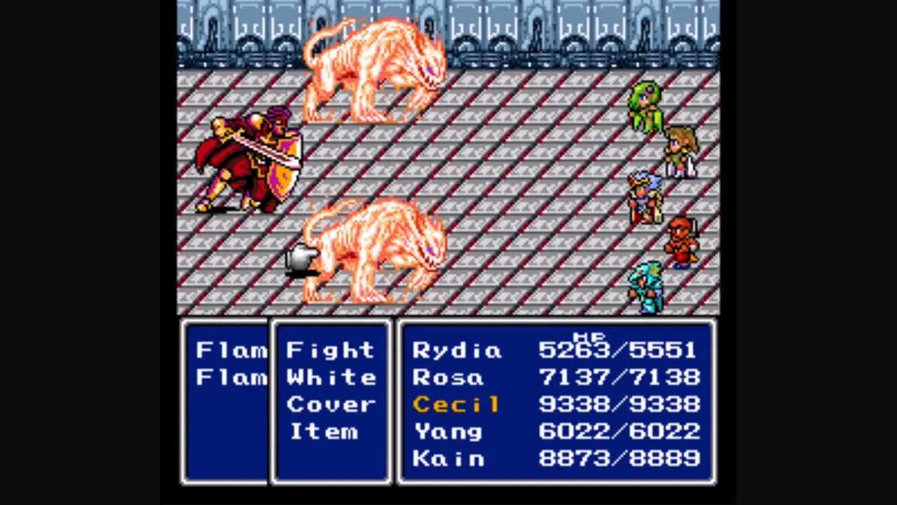 Final Fantasy IV screenshot.